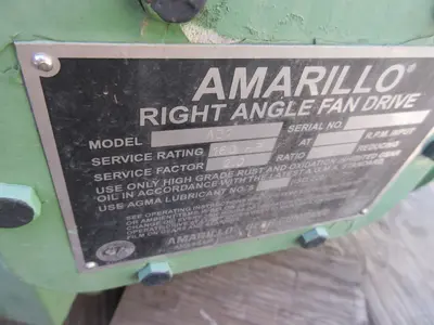 160 HP @ 1750 RPM, Amarillo #A32, right angle fan drive, 7.89:1 Ratio