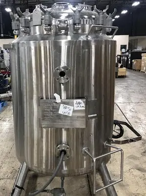 Reactor, 106 Gallon (400 Liters), 316L Stainless Steel, Jacketed, 50 PSI Internal - #S745276