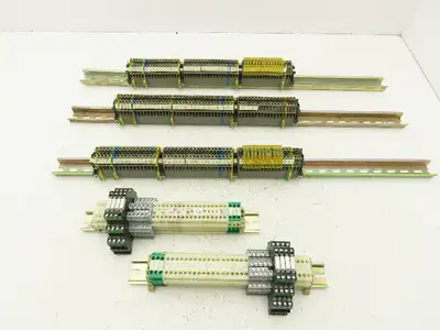 Various Terminal Block DIN Rail Connectors Lot of 227
