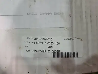 1" x 14.063" PTFE Gland Packing Seal
