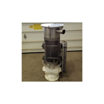 Used 10x12 Semco Rotary Airlock valve with Dual Shaft Agitated lump breaker