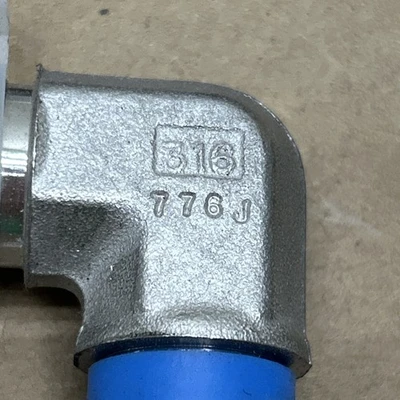 (9) Parker, Elbow Valve, , Part# 316 NNB Fast Shipping! + Warranty