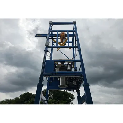 Surplus Material Transfer 4000 LB Bulk Bag Discharger Unloader food grade UNUSED