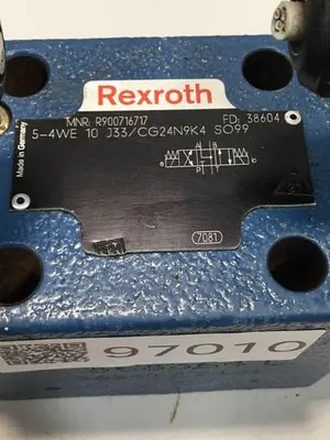 Used REXROTH 54WE10J33/CG24N9K4 Valves/Fittings Michigan US | Ideal Machinery #1318518