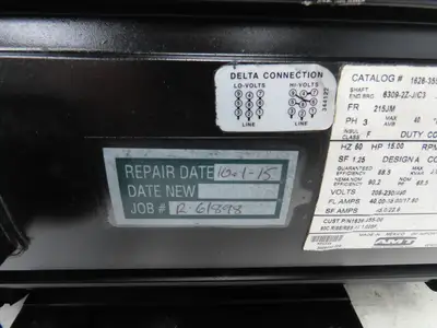 AMT 4251-95 Centrifugal Pump 3" x 2" NPT 380GPM US Motor 15Hp 230/460V 3Ph