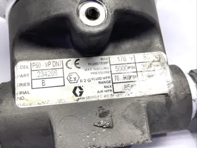 P60-VP DN7, 234266 | Graco 234266 High Pressure Fluid Regulator P60-VP DN7 - Used