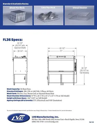 LVO FL-36 Front Load Pan Washer | Harvest Equipment and Fabrication Inc (8)