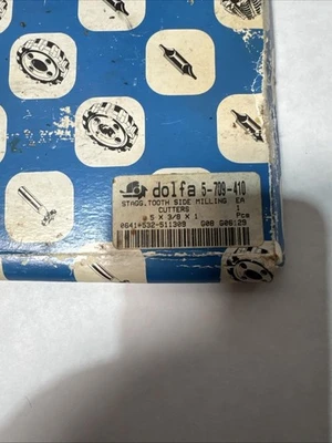 Dolfa 5-709-410 Tooth Side Milling Cutter 5 x 3/8 x 1 New