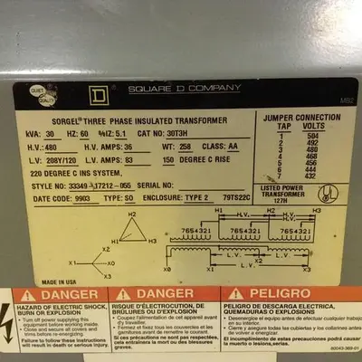 USED SQUARE D 30T3H