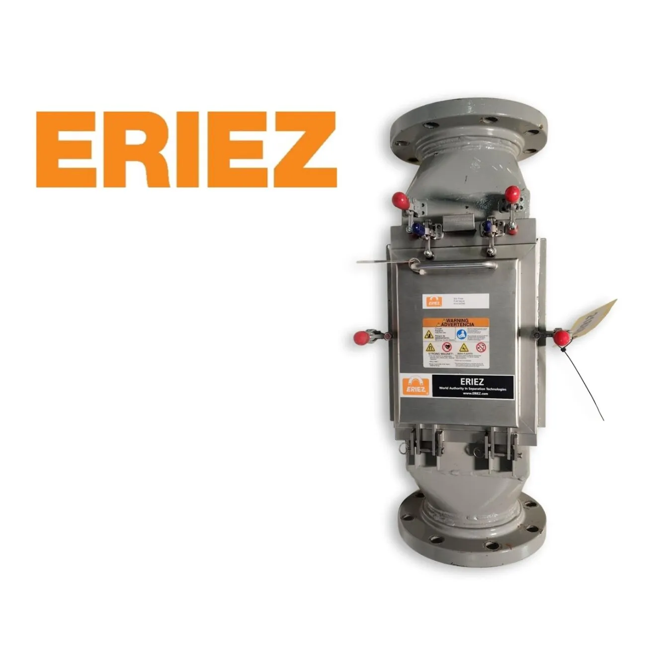 Used ERIEZ MAGNETICS 8" ROUND PIPE SEPARATOR S/ MAXI PLATE MAGNET Magnets West Virginia US | JM Industrial #1547967
