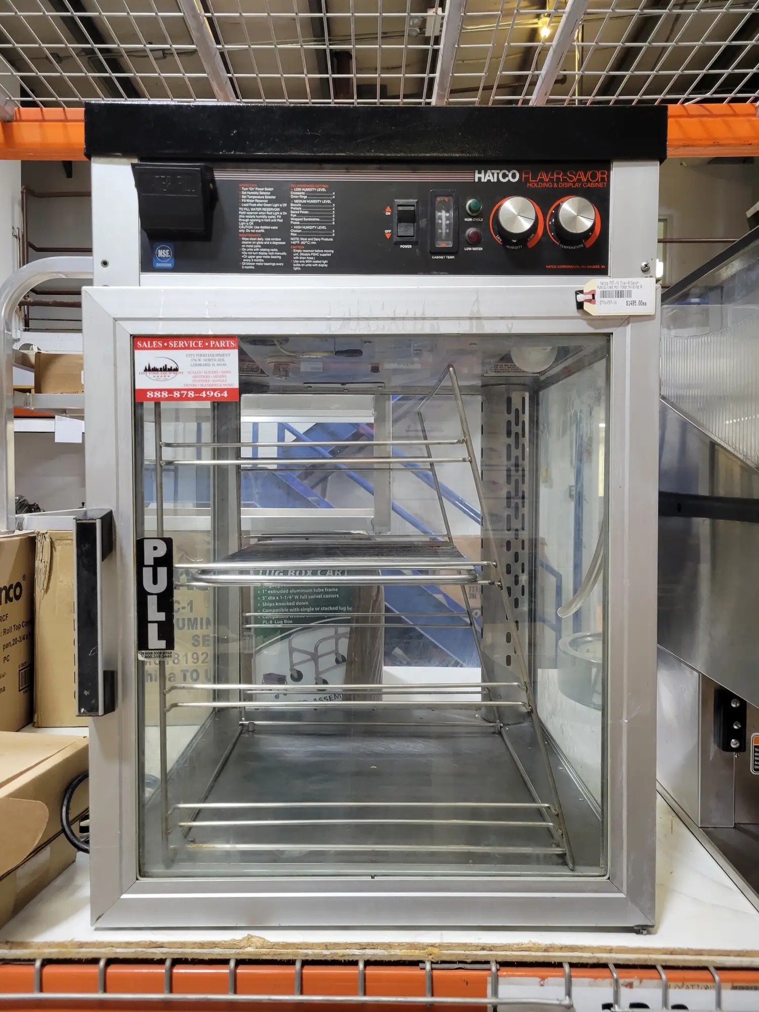 Hatco FSD-1X Flav-R-Savor Humidified Hot Food Holding & Display Cabinet