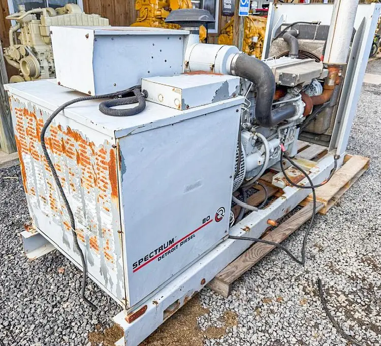 Used DETROIT DIESEL SPECTRUM 80 GENERATOR 40DSEJB Diesel Generators Pennsylvania US | East West Machinery & Drilling #1417930