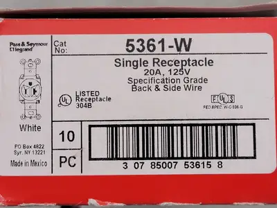 NEW LEGRAND 5361-W