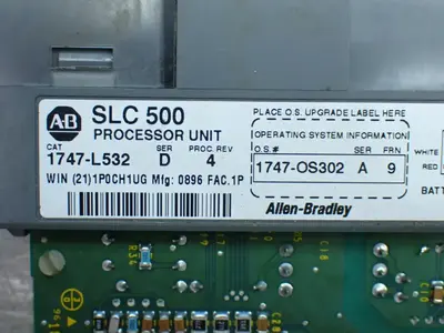 Allen-bradley Siers C, Series D 2pcs Slc 500 Processor Lot 1747-l532 & 1747-l542