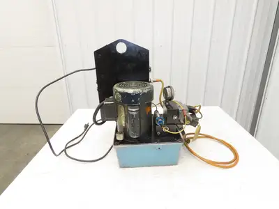 Vektek Vector Flo Hydraulic Manual Workholding Pump Power Pack 2.5gal 5000psi