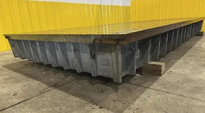 78" x 158" x 15" PORTAGE GRID TYPE LAYOUT SURFACE TABLE. STOCK # 2201319
