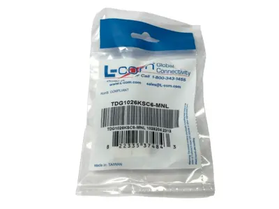 New | in-Stock L-Com Cat6 Mini Coupler Shielded RJ45 8x8 In-line Feed-Thru Electrical Fittings Michigan US | Maverick Industrial Sales #1390699