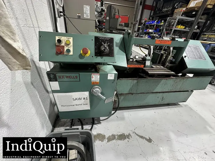 Used W.F. WELLS W-9-1 HORIZONTAL BAND SAW Horizontal Band Saws US | IndiQuip #682565