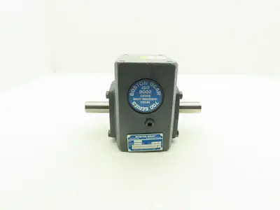 Boston Gear 718-20-H Worm Gearbox 20:1 Reducer 1Hp 88rpm Dual Shaft Output