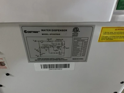 Used COSTWAY EP22277US Beverage Dispensers Michigan US | Miedema Asset Management Group #1425024