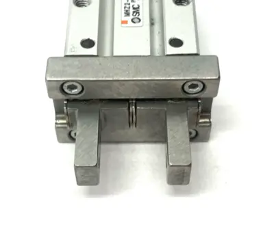 USED SMC 2-FINGER PARALLEL GRIPPER, DOUBLE ACTING, 16MM BORE