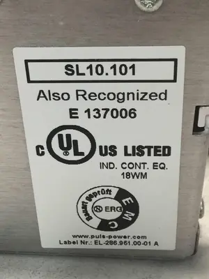 Used PULS SL10.101 Power Supplies Michigan US | Ideal Machinery #1311500