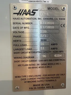 2019 HAAS CL-1 CNC Lathes | GMT (16)