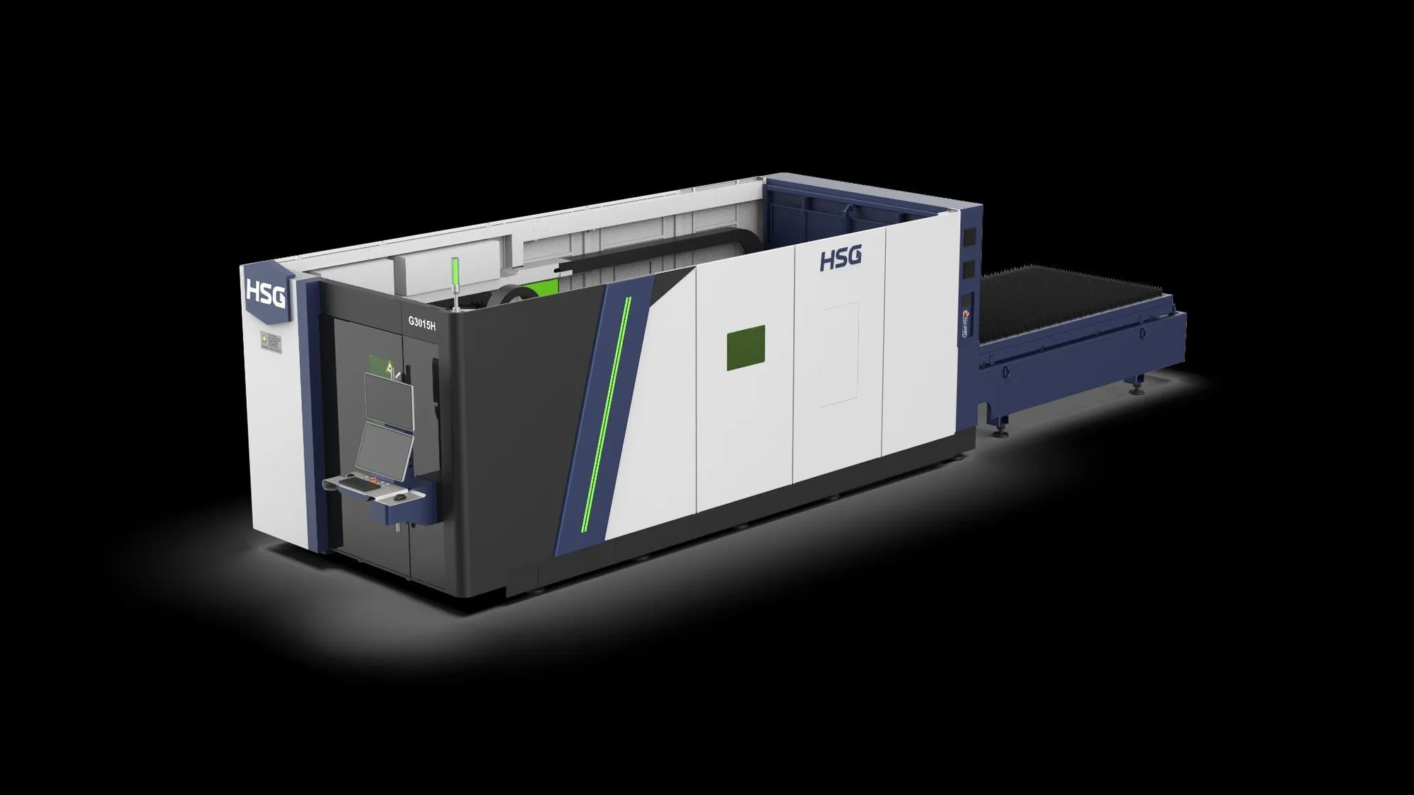 12,000 Watt 5' x 10' HSG G3015H CNC Fiber laser, 2026- 4G Speeds
