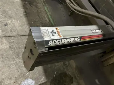 130 TON X 20' ACCURPRESS MODEL #713020 HYDRAULIC PRESS BRAKE, WITH UPGRADED TOUCH SCREEN CONTROLS: YOBRO #25003