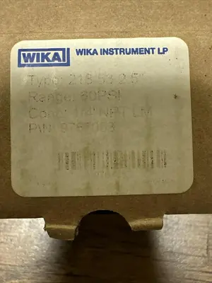 New | in-Stock WIKA 213532.5 Universal Pressure Meters Ohio US | Surplus Asset Holdings #1240266