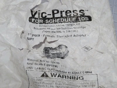 New | in-Stock VIC-PRESS _UNKNOWN_ Miscellaneous MRO Texas US | OCO Industrial #1756439