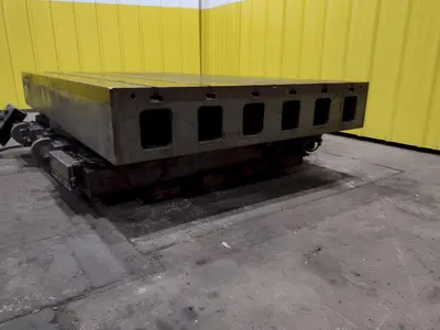 48" X 72" T-SLOTTED POWERED ROTARY TABLE: STOCK #19474