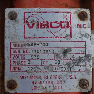 Vibco 4P-700 Industrial Vibrator
