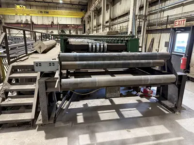36" HI-RIB (7.2 TYPE) PANEL RAFTED ROLLFORMER LINE;  INCLUDES UNCOILER, ROLLFORMER & FLYING CUTOFF SHEAR: YOBRO #24156