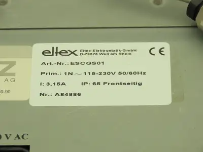 Eltex ESCGS01 Display Computer Touchscreen Win95 1Ph AC AMD 133MHz 32MB 10GB