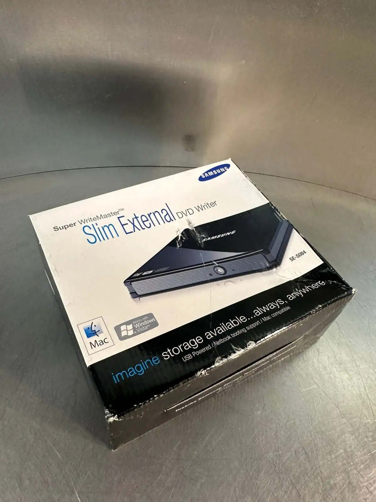 Samsung External DVD Writer Model SE-S084 Black. (3.4.2)