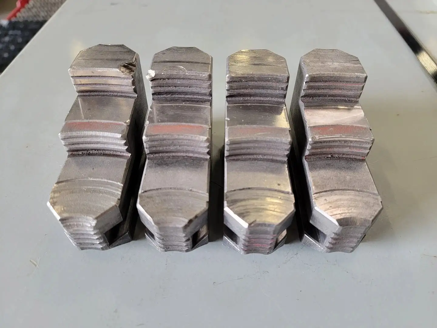 Lathe Chuck Top Jaws 3-1/2" x 2-1/2" x 1-1/4" (Set of 4)