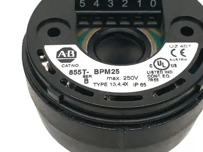 855T-BPM25 | Allen Bradley  Ser. B 70mm Stack Lights 25cm Pole Mounting Base - Used
