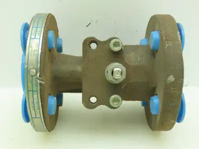 Jamesbury Ball Valve 1/2" Flanged 4-Bolt Raised Face Class 300# WCB Steel CSTL