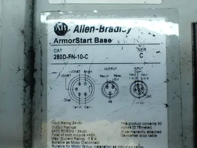 USED ALLENBRADLEY 280DFN10C