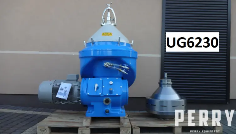 ALFA LAVAL WHPX-513 Centrifugeuse à disque automatique (intervalles de réglage de la distribution des solides) | Perry Equipment
