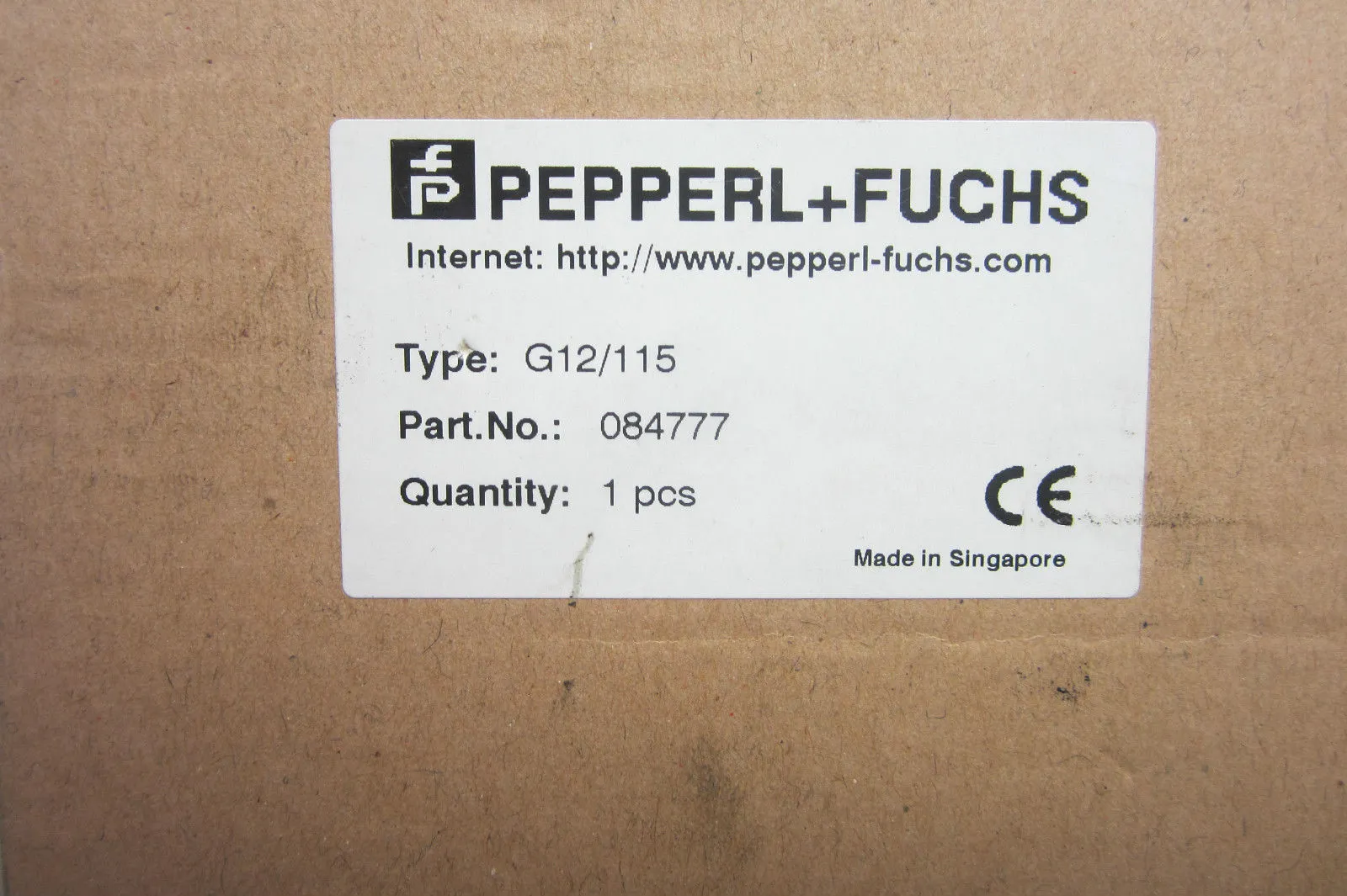NEW PEPPERL FUCHS G12/115 SENSOR G12115