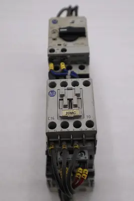ALLEN BRADLEY 140M-D8E-C16 CIRCUIT BREAKER WITH 100-C16*10 CONTACTOR STOCK 4825A