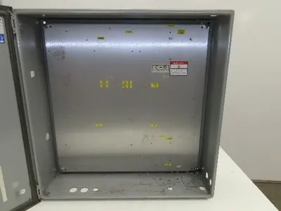 Wiegmann N412303008C Electrical Enclosure Control Panel 30x30x8" Backplate