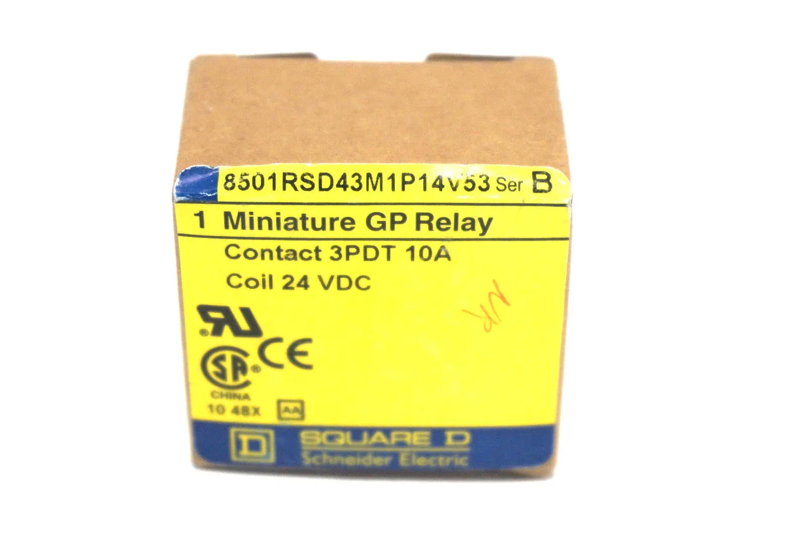 NEW SQUARE D 8501-RSD43M1P14V53 RELAY SER.B 8501RSD43M1P14V53