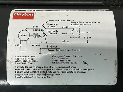 USED DAYTON 6Z086