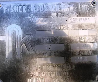 USED FIUSHER KLOSTERMAN MS-300A