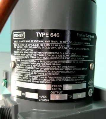 NEW Fisher Controls V150