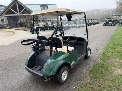 (1) 2015 E-Z-Go golf cart with a Kawasaki gas engine, does not include Club canopy, includes ball wa...