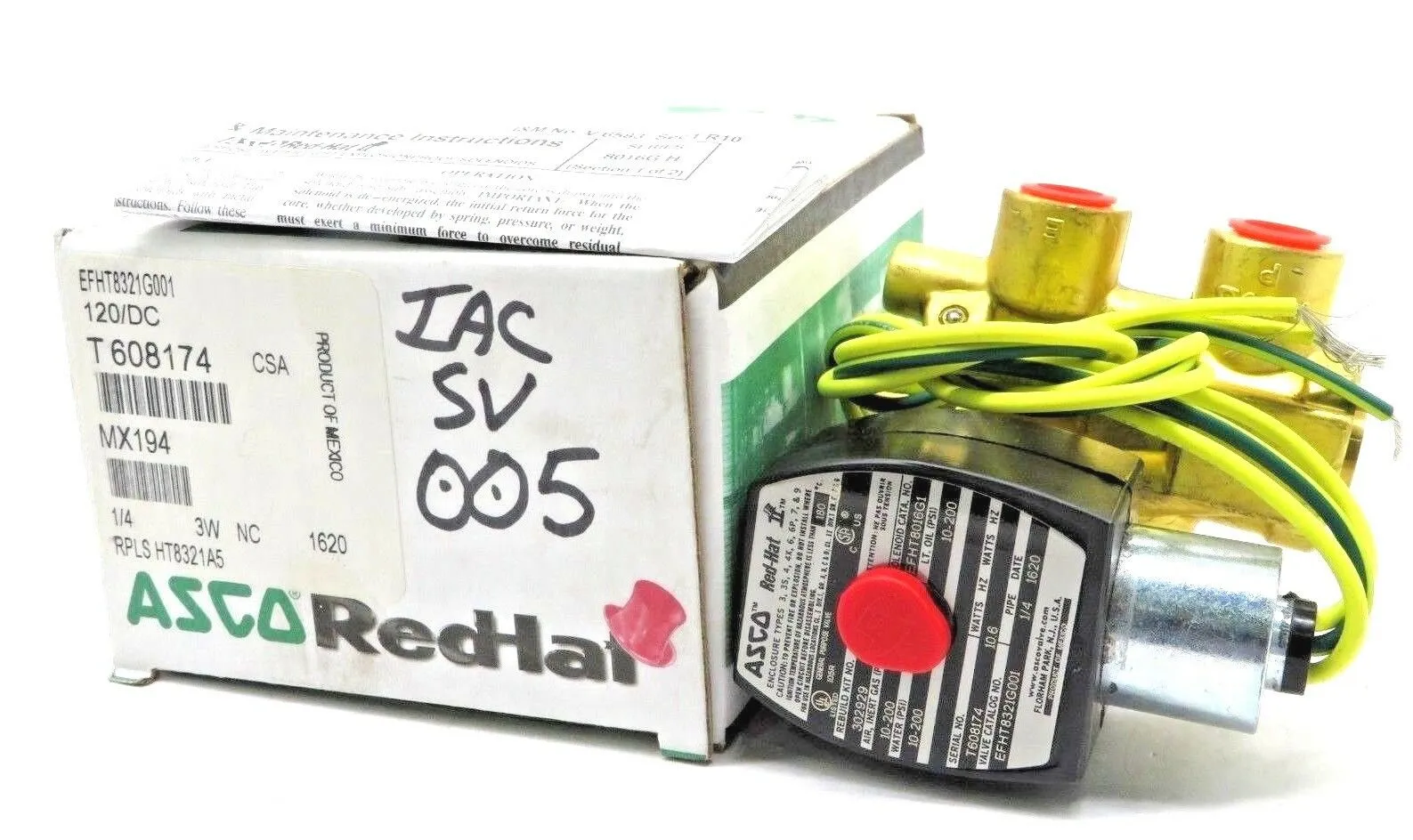 NEW ASCO EFHT8321G001 SOLENOID VALVE